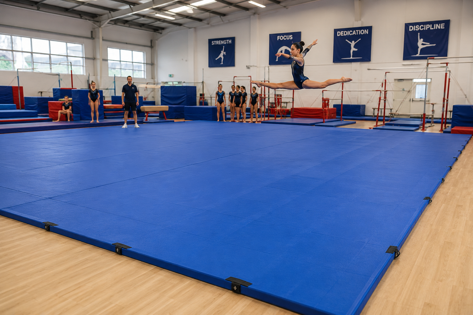 Super Lite Gymnastics Link Mats | Connectable Lightweight Mats