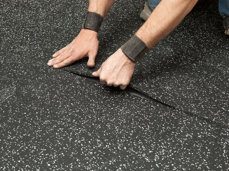 Rubber Gym Flooring Cut Lengths - Slip Not Co Uk