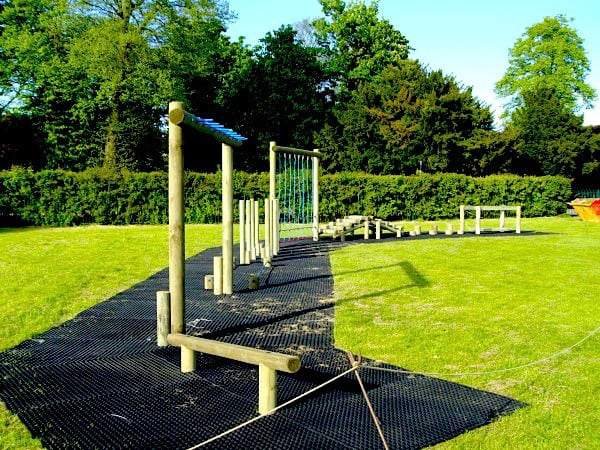 Rubber Grass Playground Mats Tested - Slip Not Co Uk