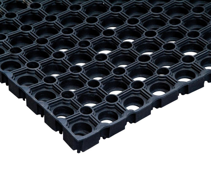 Rubber Matting Roll with Drainage Holes Non Slip - Slip Not Co Uk