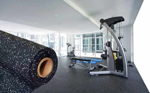 Classico Rubber Gym Flooring Rolls Non Slip - Slip Not Co Uk