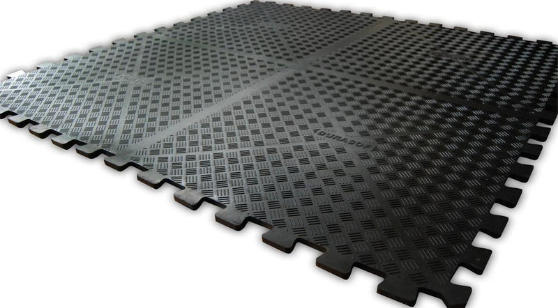Durasof Gym Mat Heavy Duty Rubber Tiles - Slip Not Co Uk