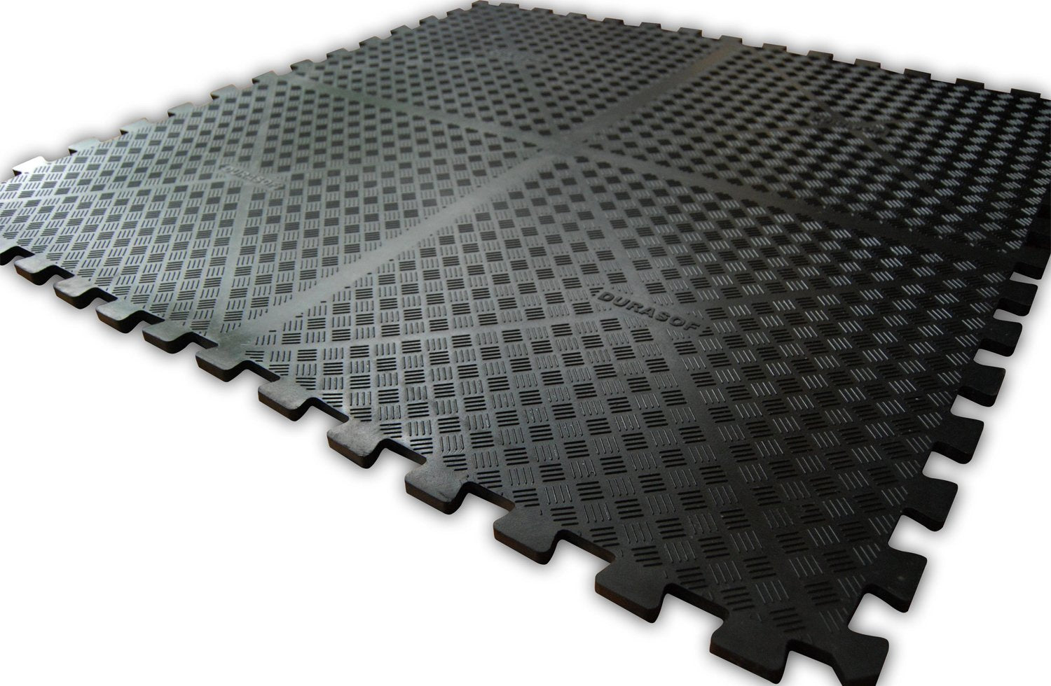 Rubber Interlocking Gym Mats Heavy Duty Flooring Tiles - Slip Not Co Uk