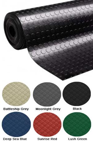 Rubber Gym Flooring Round Stud - Slip Not Co Uk