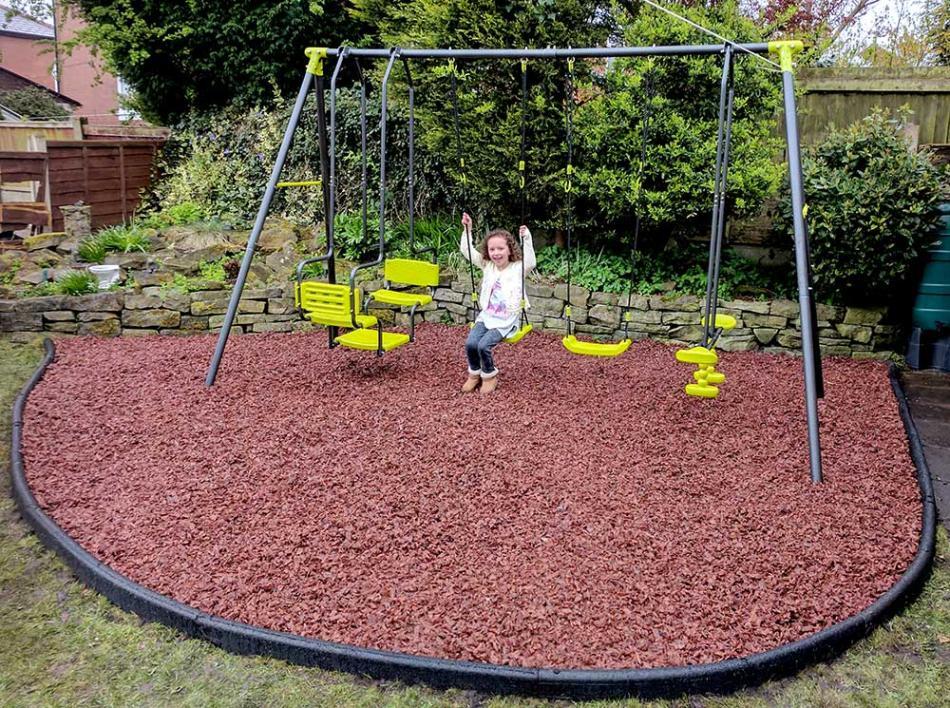 Rubber Mulch Play Bark Chippings - Slip Not Co Uk