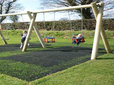 Rubber Grass Playground Mats Tested - Slip Not Co Uk